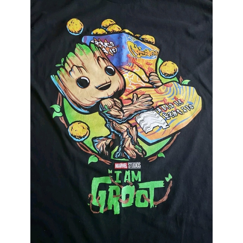 Funko POP! Size Large Marvel Studios I am Groot T-Shirt 100% Cotton Men's EUC
